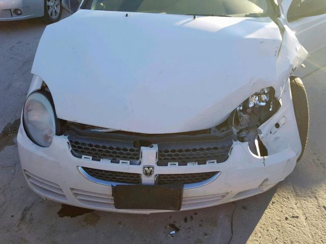 1B3ES26C14D558730 - 2004 DODGE NEON BASE WHITE photo 7