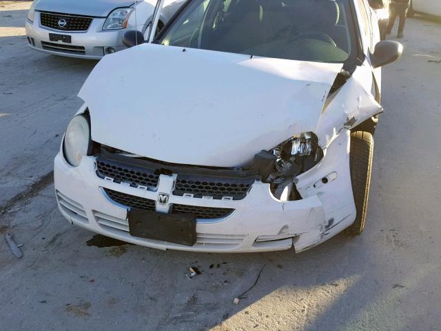 1B3ES26C14D558730 - 2004 DODGE NEON BASE WHITE photo 9