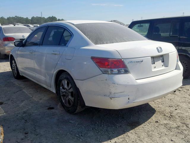 1HGCP26419A118274 - 2009 HONDA ACCORD LXP WHITE photo 3