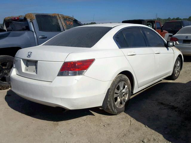 1HGCP26419A118274 - 2009 HONDA ACCORD LXP WHITE photo 4