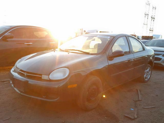 1B3ES46C5YD777921 - 2000 DODGE NEON BASE GREEN photo 2