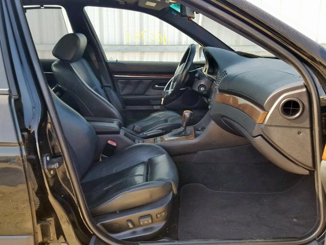 WBADN63413GN88326 - 2003 BMW 540 I AUTO BLACK photo 5