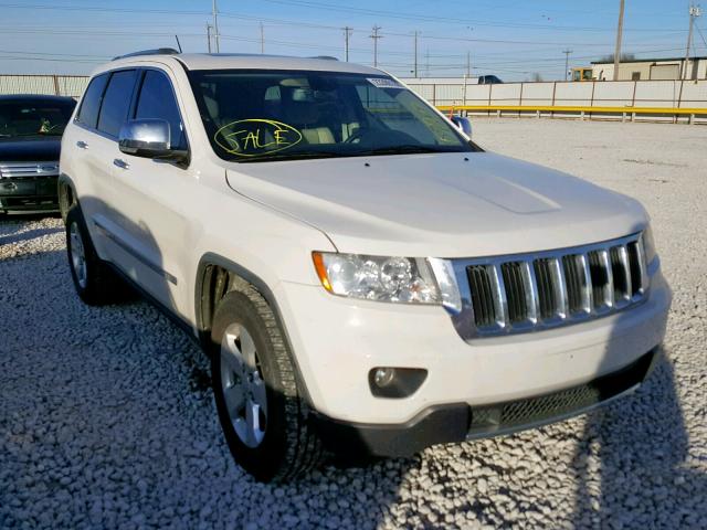 1C4RJEBG4CC142513 - 2012 JEEP GRAND CHER WHITE photo 1