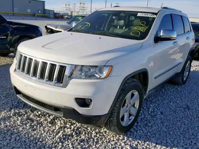 1C4RJEBG4CC142513 - 2012 JEEP GRAND CHER WHITE photo 2