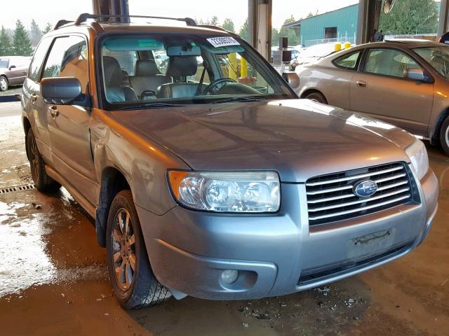 JF1SG65667H746944 - 2007 SUBARU FORESTER 2 SILVER photo 1