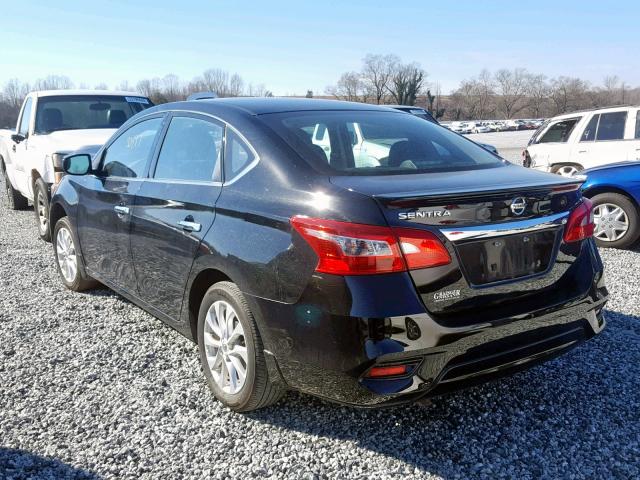 3N1AB7AP9HY338522 - 2017 NISSAN SENTRA S BLACK photo 3