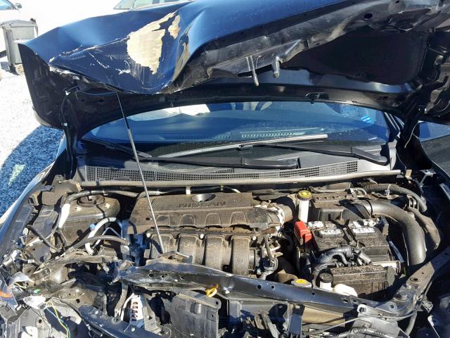 3N1AB7AP9HY338522 - 2017 NISSAN SENTRA S BLACK photo 7