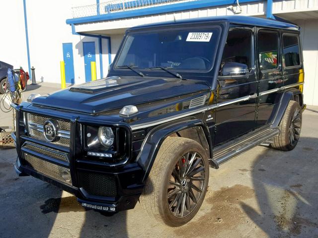 WDCYC7DF5DX200266 - 2013 MERCEDES-BENZ G 63 AMG BLACK photo 2