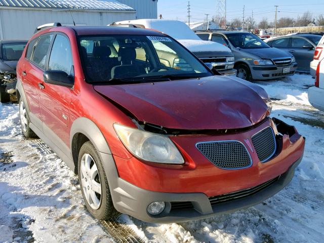 5Y2SL658X6Z455525 - 2006 PONTIAC VIBE MAROON photo 1