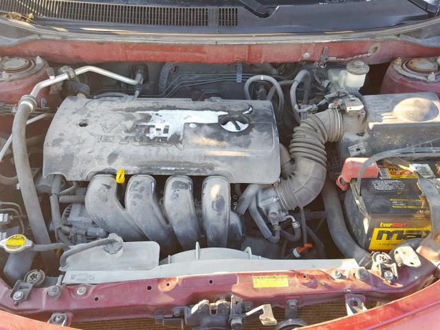 5Y2SL658X6Z455525 - 2006 PONTIAC VIBE MAROON photo 7