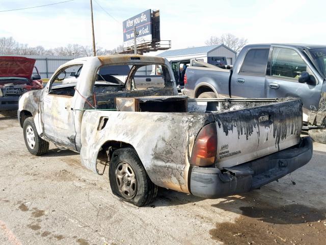 5TENX22N48Z474938 - 2008 TOYOTA TACOMA BURN photo 3