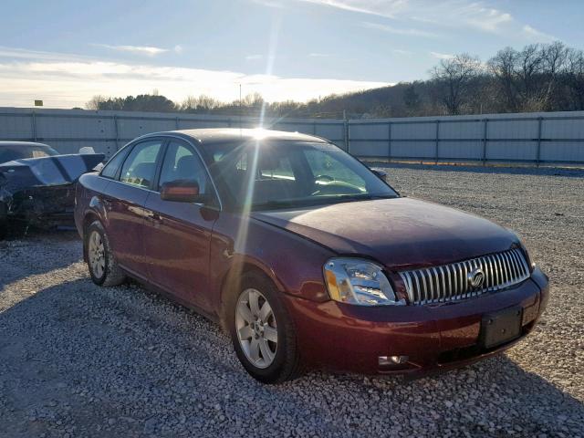 1MEHM401X7G606817 - 2007 MERCURY MONTEGO LU RED photo 1