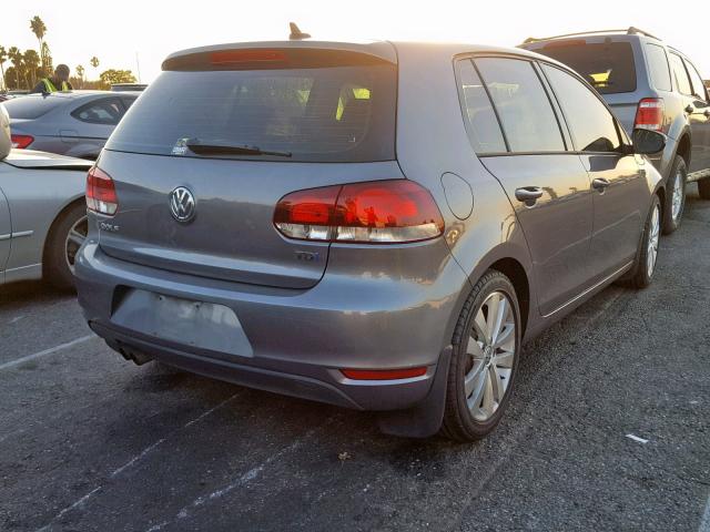 WVWDM7AJXCW338707 - 2012 VOLKSWAGEN GOLF 灰色 照片 4