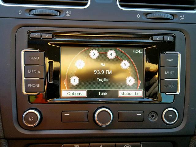 WVWDM7AJXCW338707 - 2012 VOLKSWAGEN GOLF 灰色 照片 9