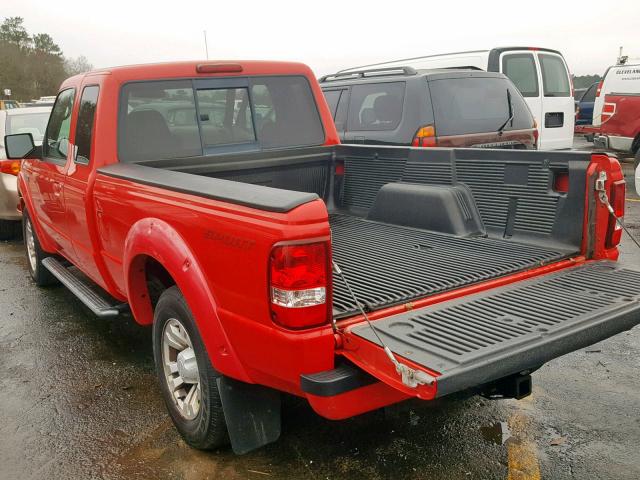 1FTYR14U38PA49854 - 2008 FORD RANGER SUP წითელი ფოტო 3