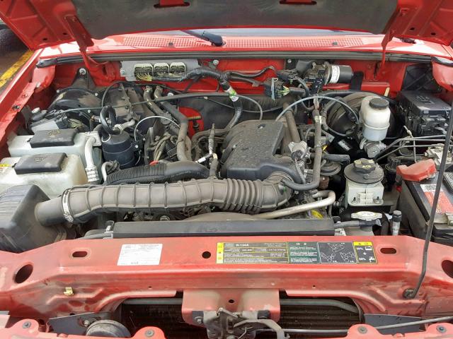 1FTYR14U38PA49854 - 2008 FORD RANGER SUP წითელი ფოტო 7