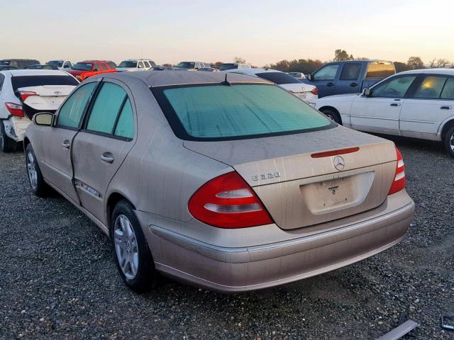 WDBUF65J03A125906 - 2003 MERCEDES-BENZ E 320 GOLD photo 3