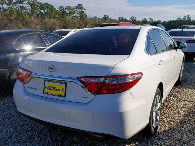 4T4BF1FK7FR510595 - 2015 TOYOTA CAMRY LE WHITE photo 4