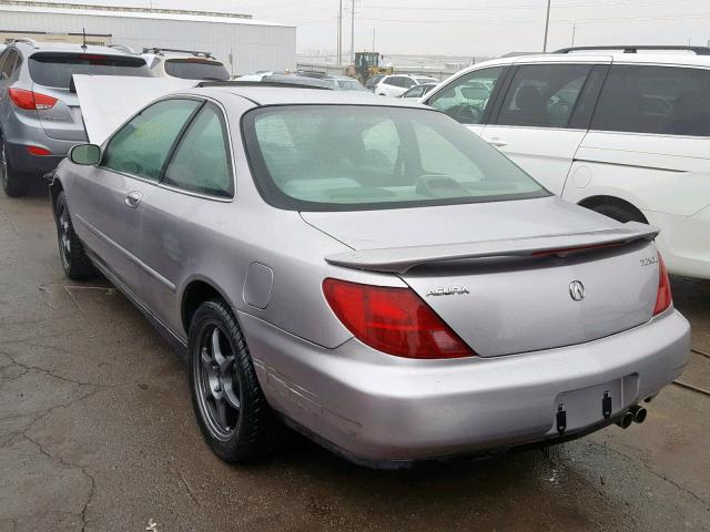 19UYA1146VL001619 - 1997 ACURA 2.2CL ვერცხლისფერი ფოტო 3