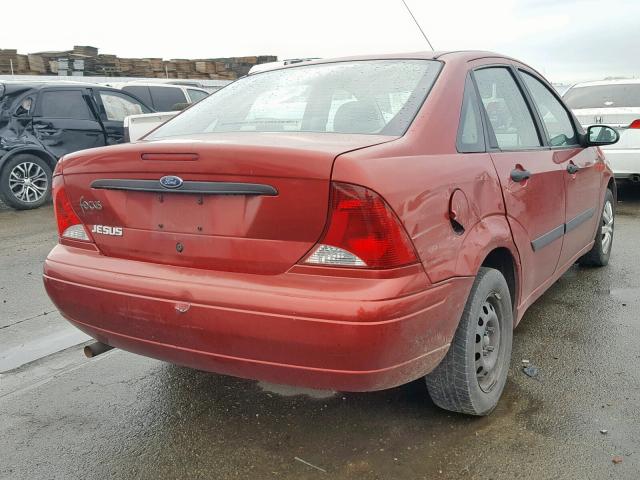 1FAFP33Z13W207442 - 2003 FORD FOCUS LX RED photo 4