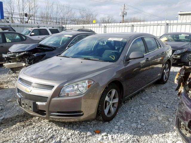 1G1ZC5E18BF385328 - 2011 CHEVROLET MALIBU 1LT BROWN photo 2