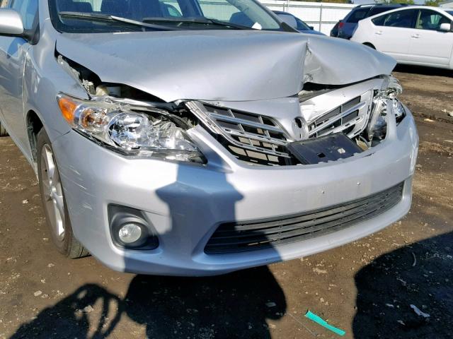 5YFBU4EE9DP079303 - 2013 TOYOTA COROLLA BA Gümüş foto 7