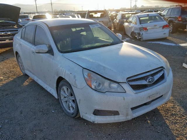 4S3BMCC61B3211949 - 2011 SUBARU LEGACY 2.5 WHITE photo 1