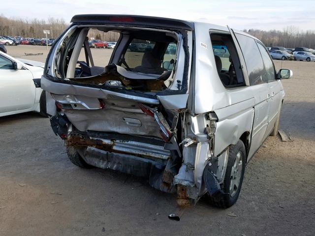 2HKRL18611H537025 - 2001 HONDA ODYSSEY EX SILVER photo 4