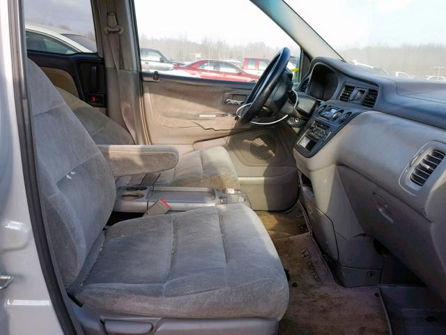 2HKRL18611H537025 - 2001 HONDA ODYSSEY EX SILVER photo 5