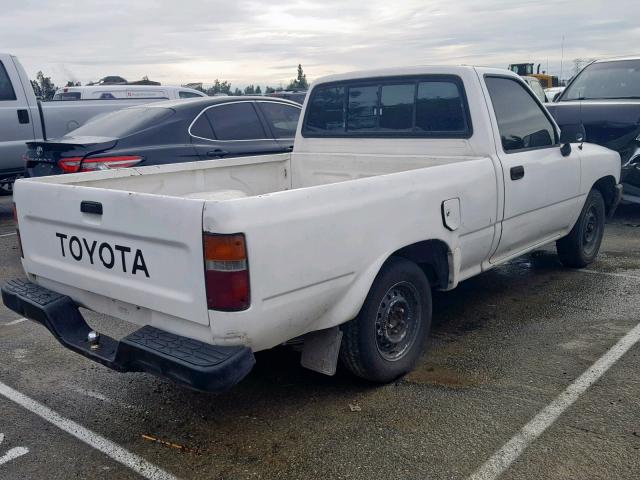 JT4RN81A4P5159924 - 1993 TOYOTA PICKUP 1/2 WHITE photo 4