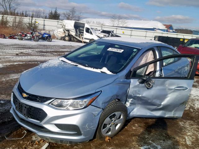 1G1BC5SM5H7238323 - 2017 CHEVROLET CRUZE LS SILVER photo 2