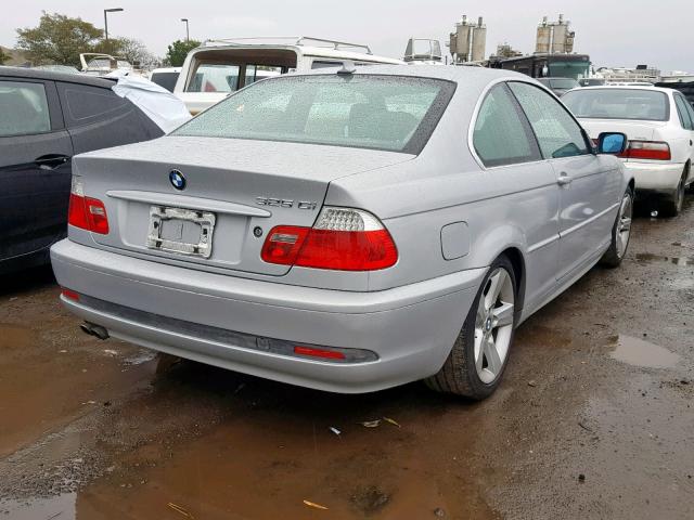 WBABD33485PL08297 - 2005 BMW 325 CI GRAY photo 4