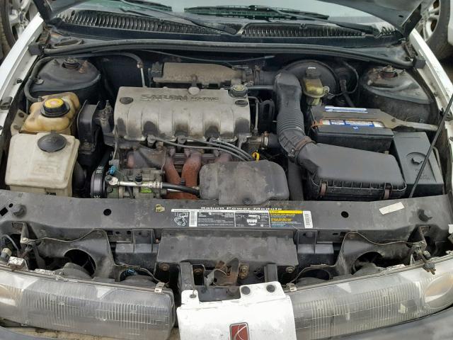 1G8ZF5280WZ297825 - 1998 SATURN SL WHITE photo 7