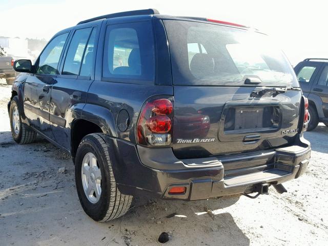 1GNDS13S632390729 - 2003 CHEVROLET TRAILBLAZE CHARCOAL photo 3