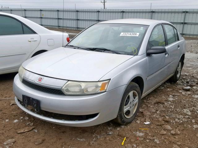 1G8AG52F13Z143614 - 2003 SATURN ION LEVEL SILVER photo 2
