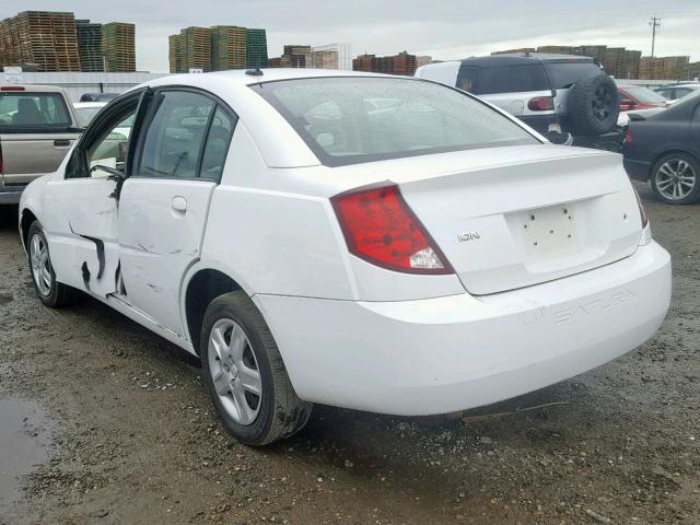 1G8AJ55F76Z209083 - 2006 SATURN ION LEVEL WHITE photo 3