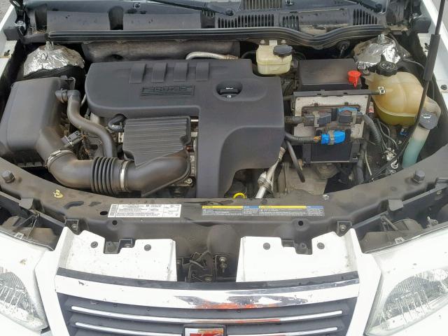 1G8AJ55F76Z209083 - 2006 SATURN ION LEVEL WHITE photo 7