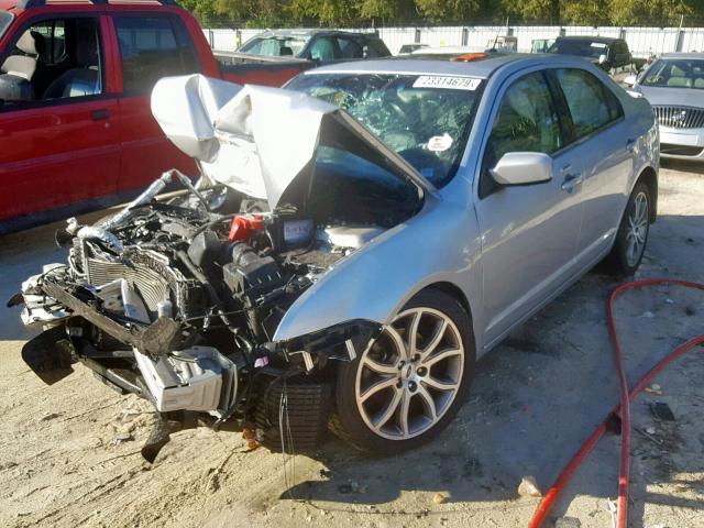 3FAHP0JA6CR389940 - 2012 FORD FUSION SEL 银色 照片 2