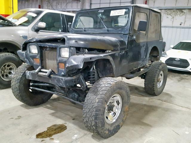 1J4FY19P5PP246403 - 1993 JEEP WRANGLER / BLACK photo 2