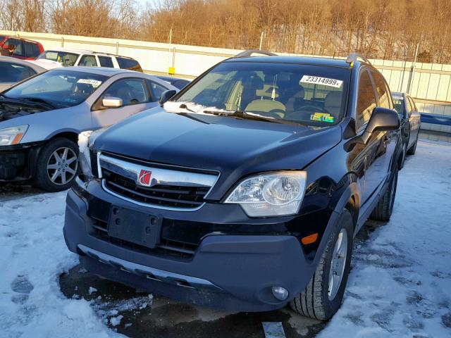 3GSDL43N39S526480 - 2009 SATURN VUE XE BLACK photo 2