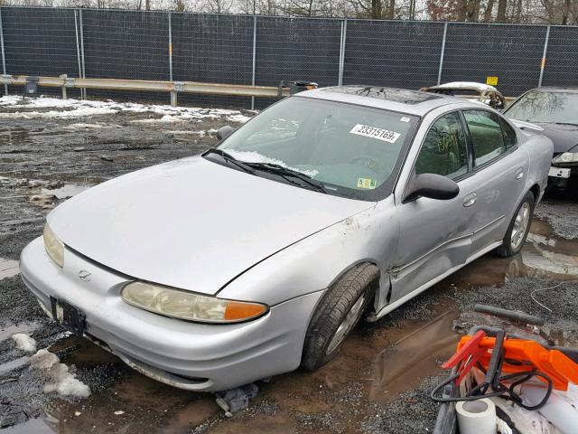 1G3NL52F74C123245 - 2004 OLDSMOBILE ALERO GL SILVER photo 2