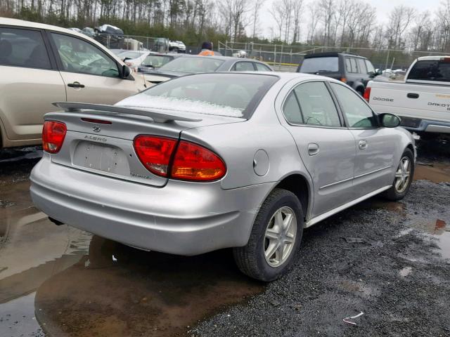 1G3NL52F74C123245 - 2004 OLDSMOBILE ALERO GL SILVER photo 4