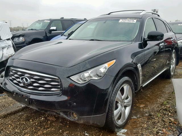 JN8AS1MW4AM851736 - 2010 INFINITI FX35 BLACK photo 2