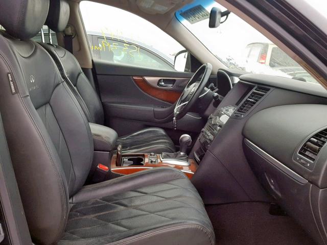 JN8AS1MW4AM851736 - 2010 INFINITI FX35 BLACK photo 5