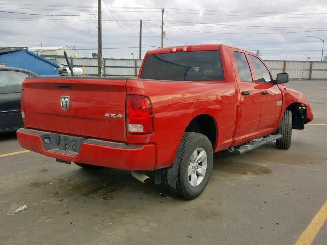 1C6RR7FG2HS733619 - 2017 RAM 1500 ST RED photo 4