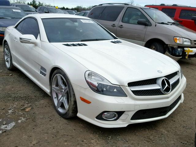 WDBSK7BA2BF162454 - 2011 MERCEDES-BENZ SL 550 WHITE photo 1