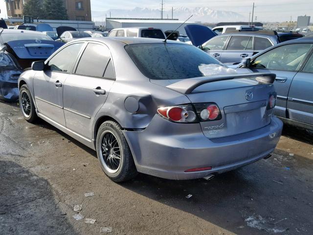 1YVHP80D965M42992 - 2006 MAZDA 6 GRAY photo 3