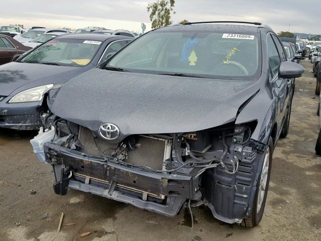 4T3ZA3BB3BU048773 - 2011 TOYOTA VENZA BASE GRAY photo 2