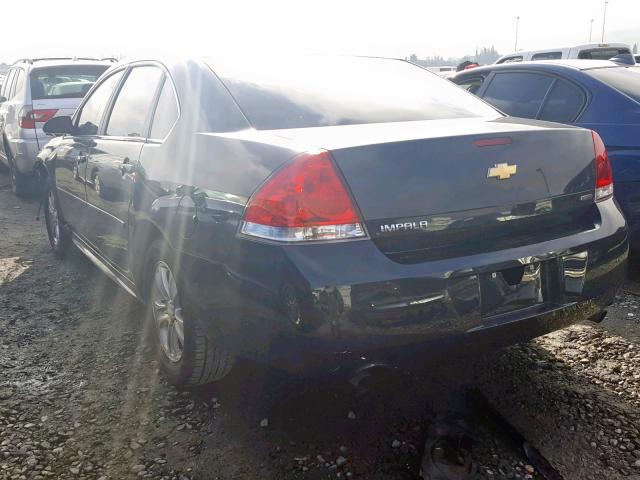 2G1WA5E31E1167608 - 2014 CHEVROLET IMPALA LIM BLUE photo 3