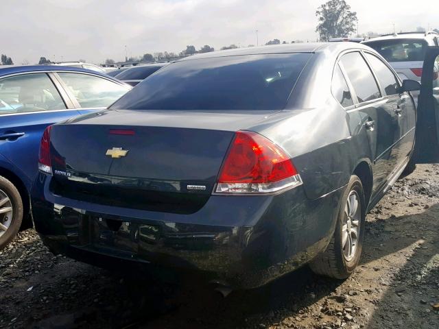 2G1WA5E31E1167608 - 2014 CHEVROLET IMPALA LIM BLUE photo 4